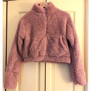 Cropped Teddy Jacket